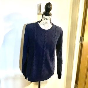 Yves Saint Laurent Navy Medium Size Sweater